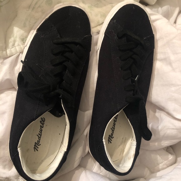 Madewell black tennis sneakers - Picture 3 of 3